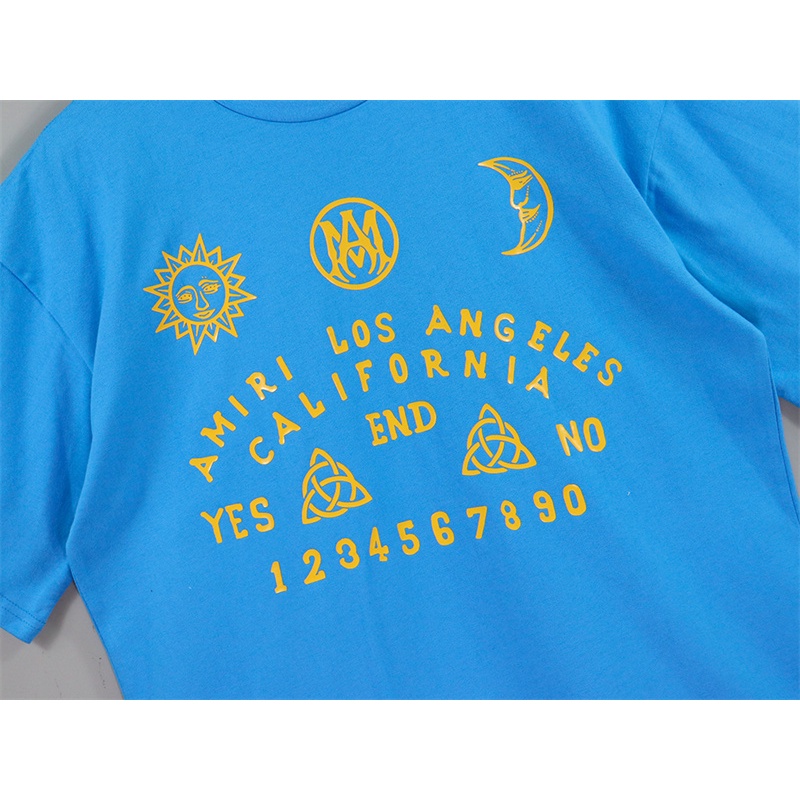 Hàng Mới Về Áo Thun Nam Tay Ngắn Cổ Tròn In Chữ a-m-i88- Thời Trang 2023