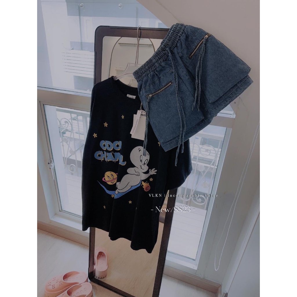 Áo thun bé ma chà leo co co