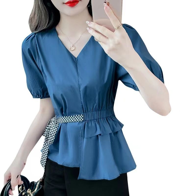 2023 Đầm Mỏng Vừa Vặn Che Bụng Phong Cách Hàn Quốc Dễ Phối Đồ