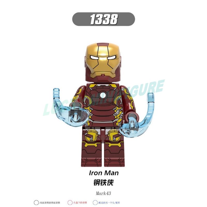 Đồ Chơi Lắp Ráp Lego Iron Man Mark 17 33 43 45 Mecha Avengers