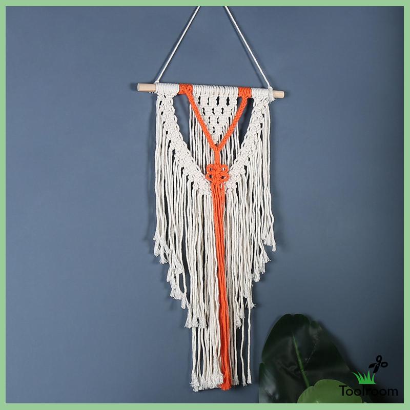 Thảm Dệt Macrame Treo Tường Trang Trí Phòng Ngủ / Nhà Trẻ