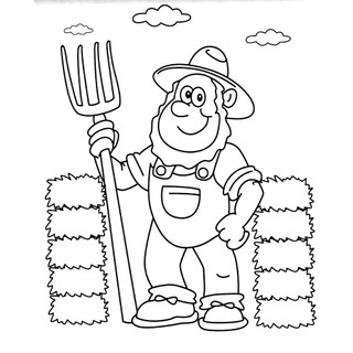 Farm Colouring Fun (Book 1)