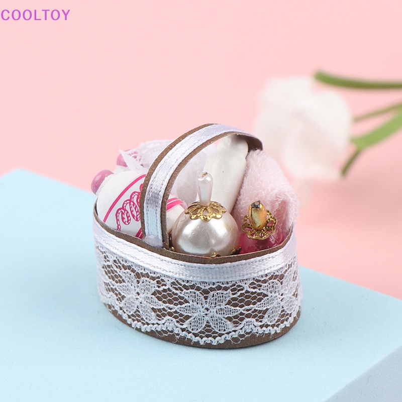 Giỏ Đựng Đồ Dùng Nhà Tắm Tỉ Lệ 1: 12 Trang Trí Nhà Búp Bê