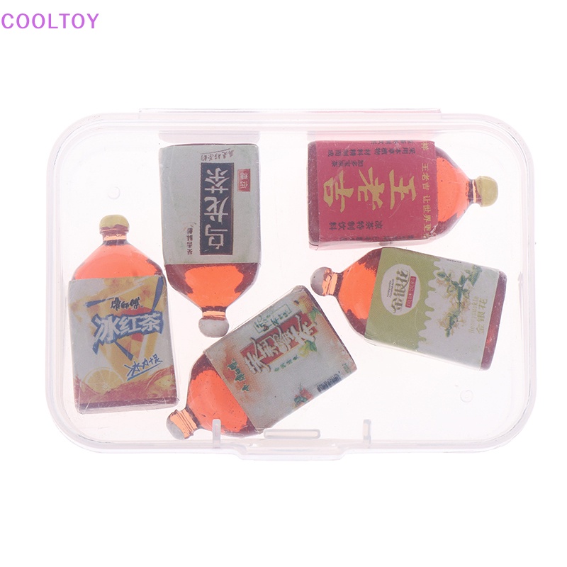 Hộp Nhựa Mini Trong Suốt 1 / 12 Đựng Trang Sức Trang Trí Nhà Búp Bê DIY