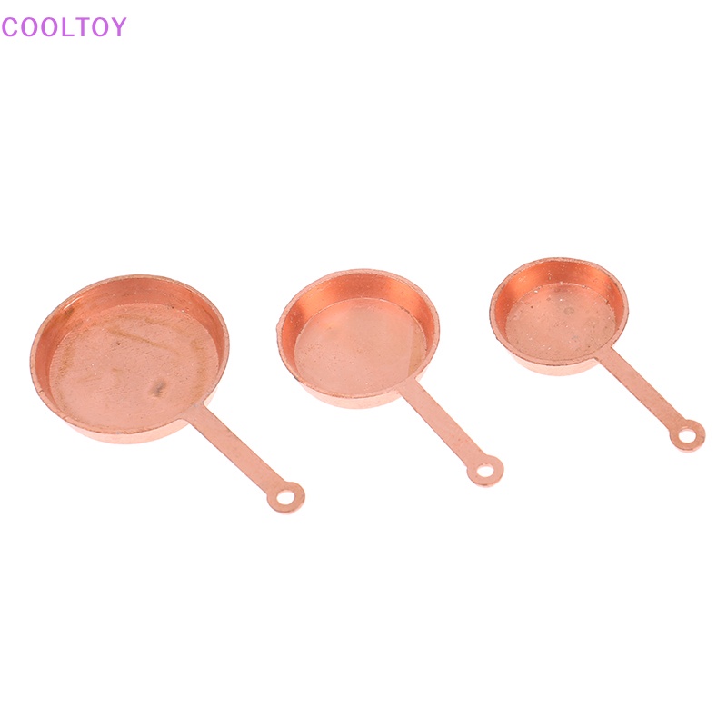 Mô Hình Nồi Chảo Kèm Muỗng Mini Tỉ Lệ 1: 12 Trang Trí Nhà Búp Bê