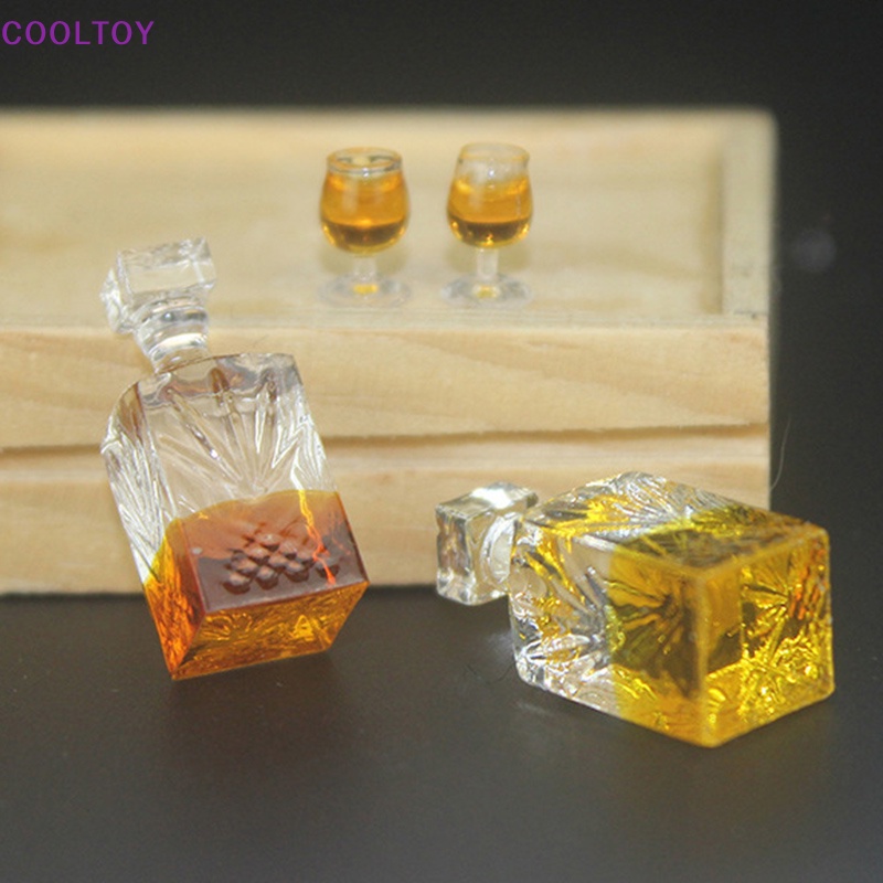 Mô Hình Chai Rượu Vang Trang Trí Nhà Búp Bê Tỉ Lệ 1: 12