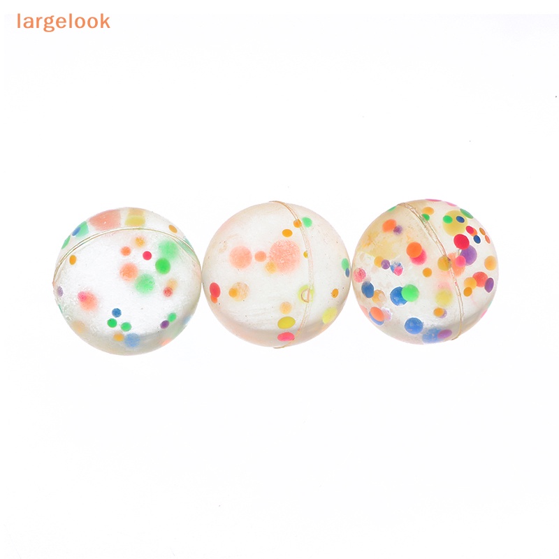 Quả Bóng Cao Su Dẻo Trong Suốt 42mm Nhiều Màu Sắc Cho Bé