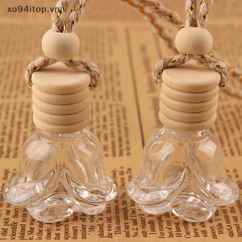 Xoitop Bình Hoa Thủy Tinh Trong Suốt Có Thể Bơm Đầy Lại Dùng Để Trang Trí Nội Thất Xe Hơi