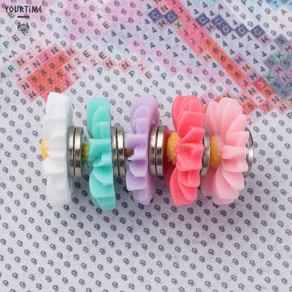 Vỏ Tranh Đính Đá 5D Tự Làm Có Nam Châm Hình Hoa Trang Trí Nhà Cửa