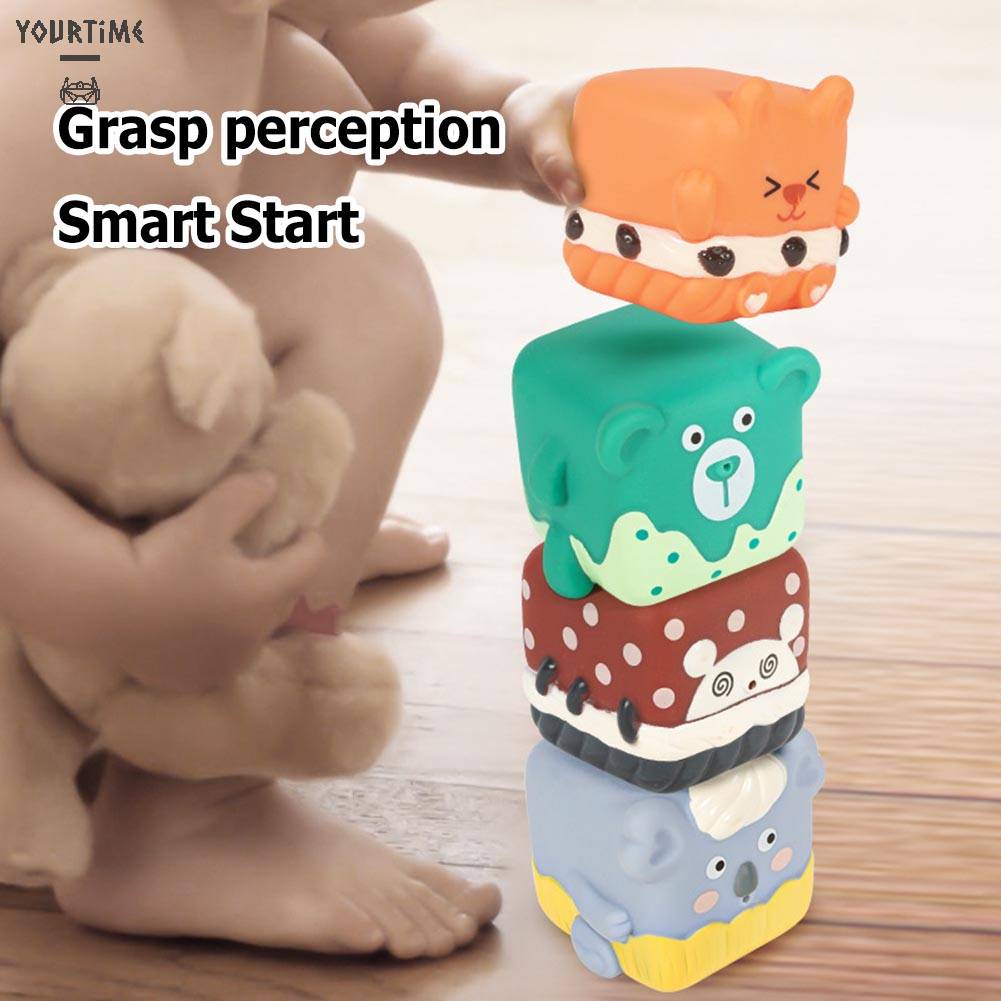 Đồ Chơi Hình Động Vật 3D Bóp Tay An Toàn Sáng Tạo Cho Trẻ Em