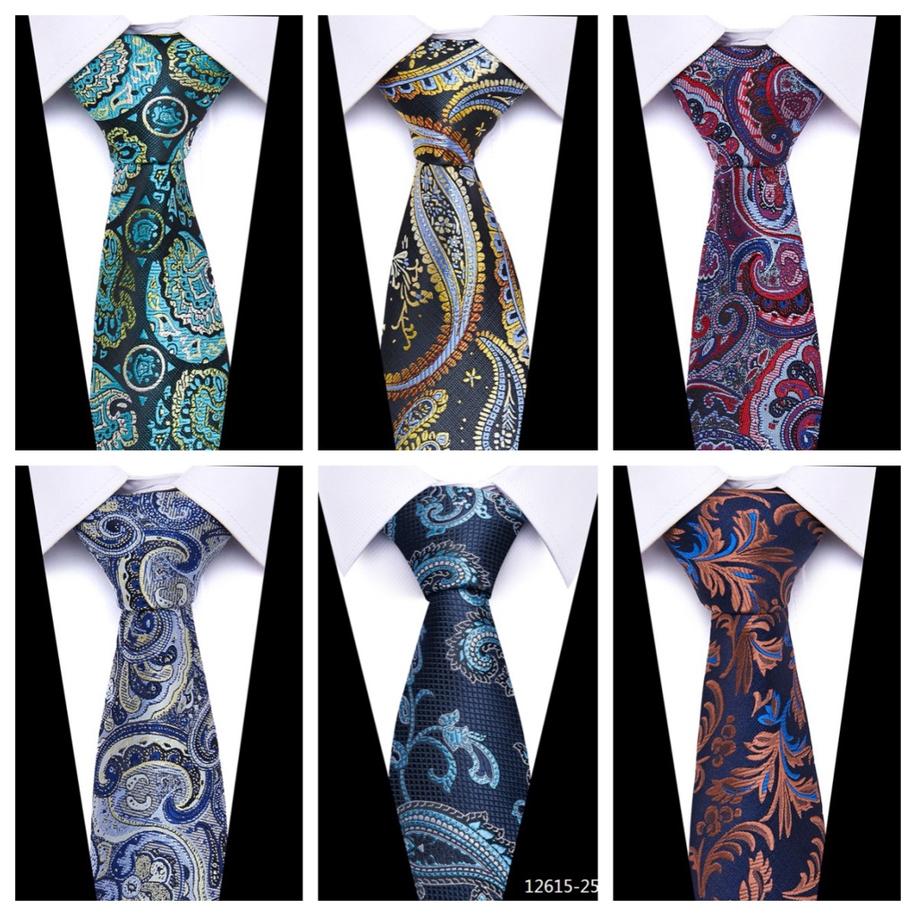 Cà Vạt 7.5CM Họa Tiết Sọc Thời Trang Lịch Lãm Cho Nam