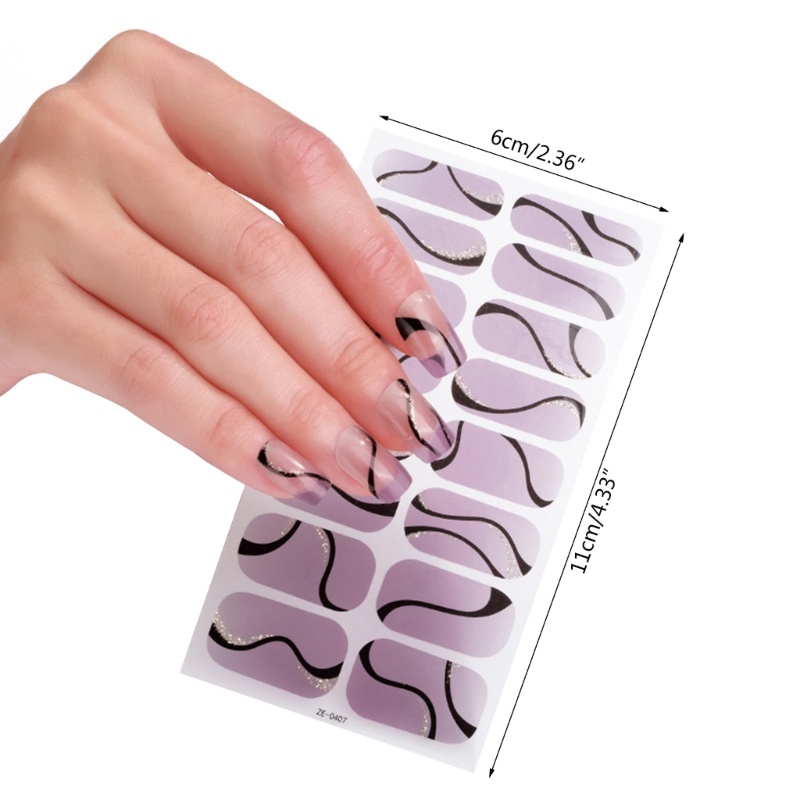 Sa Miếng Dán Trang Trí Móng Tay Thời Trang Dành Cho Nữ