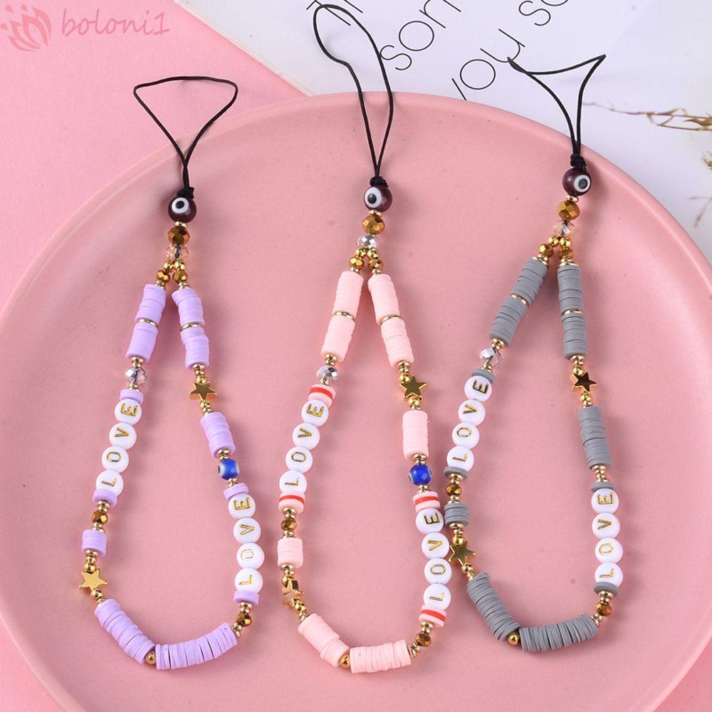 [COD] Dây Đeo Điện Thoại Di Động Dạng Chuỗi Xích Trang Sức Quà Tặng Sinh Nhật Chữ Love Cho Nữ