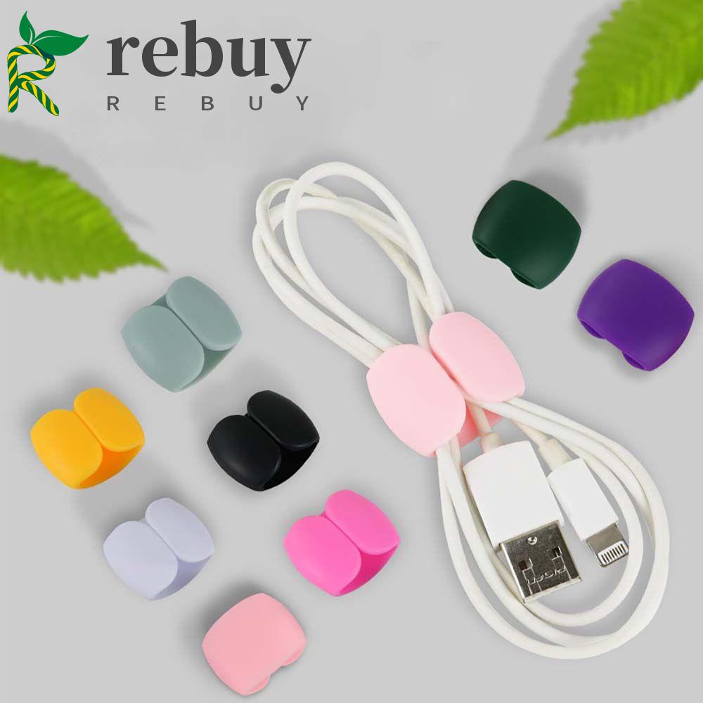 Bộ 5 Dụng Cụ Quấn Dây Cáp Sạc / Tai Nghe Để Bàn Kích Thước Nhỏ Dùng Khi Đi Du Lịch
