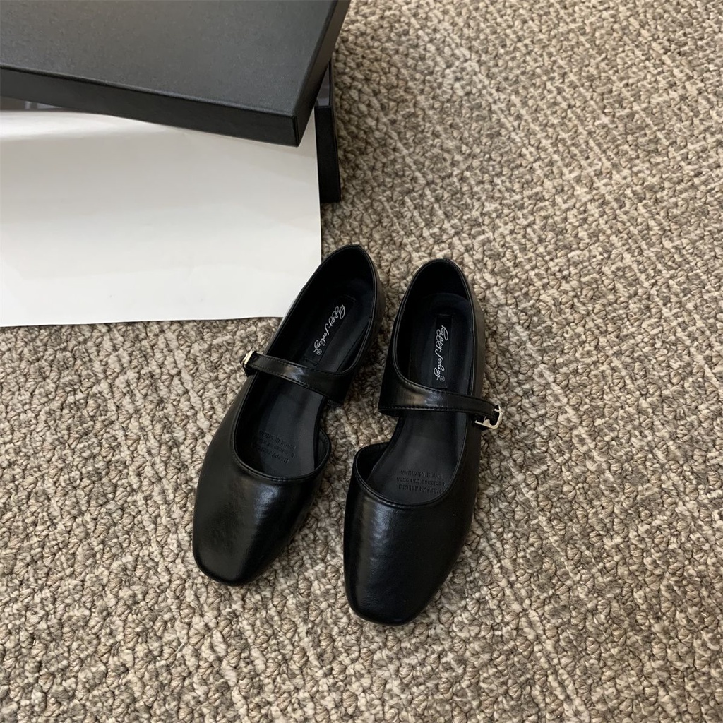 Giày Búp Bê Da Mềm Đế Bằng Thời Trang Cho Nữ