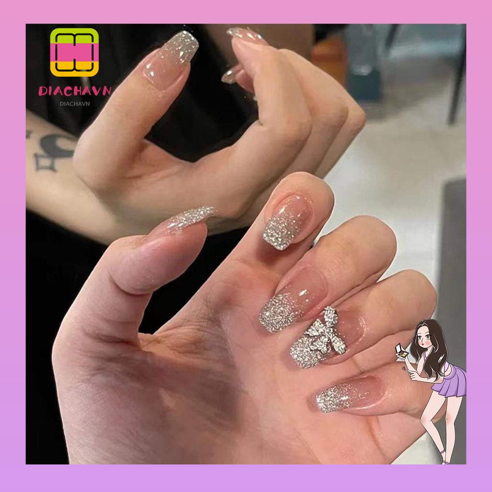 Hộp 24 Móng Tay Giả Che Phủ Toàn Diện Chất Lượng Cao