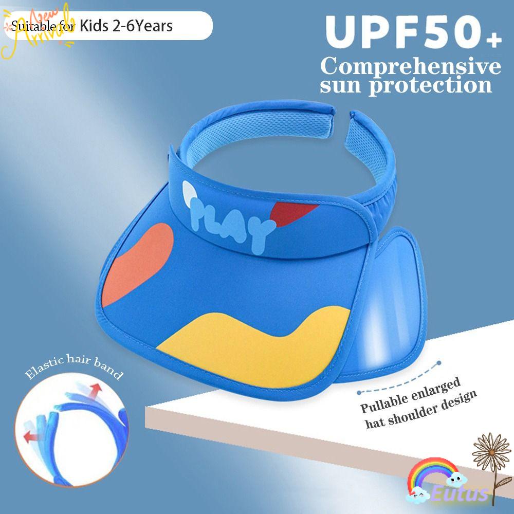 Mũ Chống Nắng / Tia Uv In Họa Tiết Graffiti Dễ Thương Có Thể Điều Chỉnh