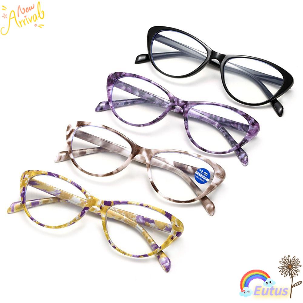 Kính Đọc Sách Gọng Hoa Siêu Nhẹ Thoải Mái Phong Cách Vintage