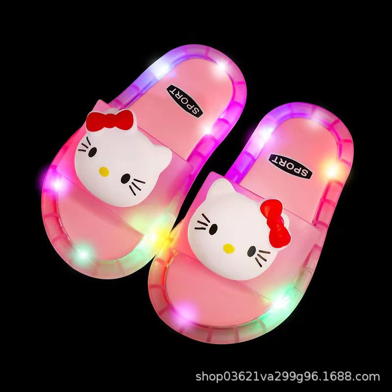 Dép Đi Trong Nhà Dạ Quang Kiểu Dáng Mùa Hè Dễ Thương Cho Các Bé