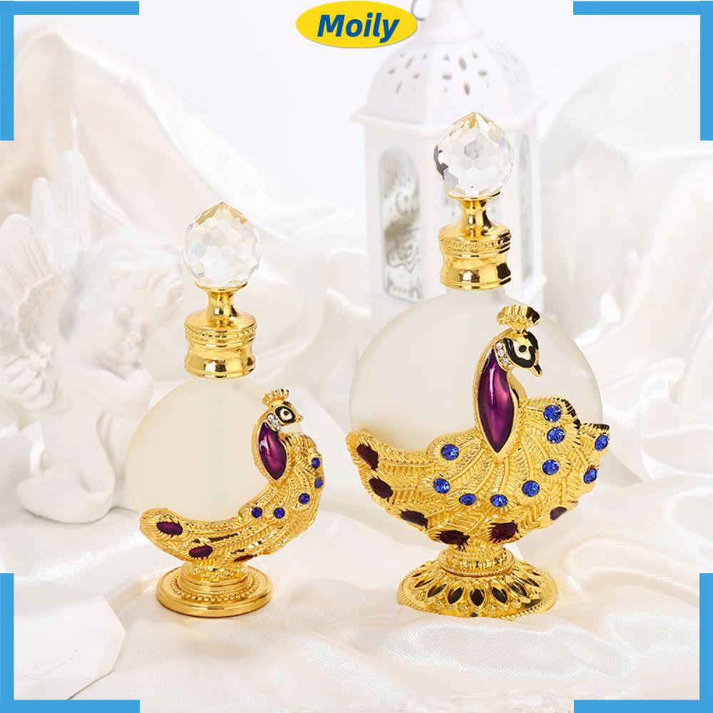 Lọ Nước Hoa Rỗng Hình Chim Công Ả Rập|Vòng Đeo Tay Kiểu Cổ Điển Thời Trang Sành Điệu