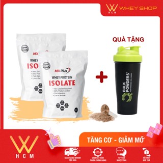 COMBO 2 Túi Whey Protein Isolate Mx Plus * tăng cơ giảm mỡ (tặng bình 700ml)