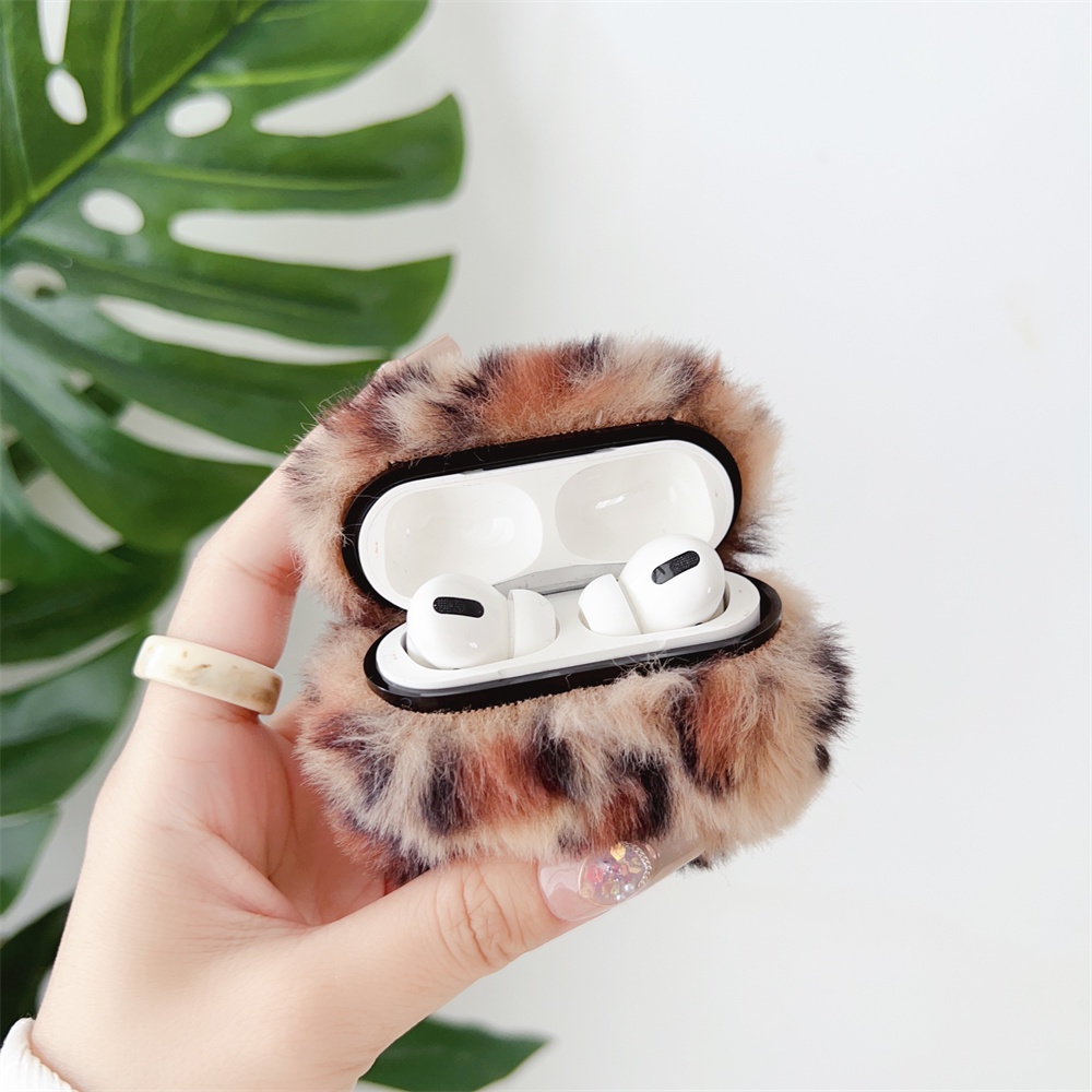 Vỏ Bảo Vệ Hộp Sạc Tai Nghe Airpods 1 2 3 Pro 2nd Bằng Vải Bông Hình Thỏ Dễ Thương