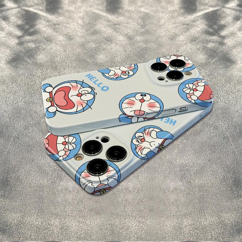 Ốp Điện Thoại Dẻo Họa Tiết Hoạt Hình Doremon Dễ Thương Chống Sốc Cho iPhone12max Apple 14Promax 78 13