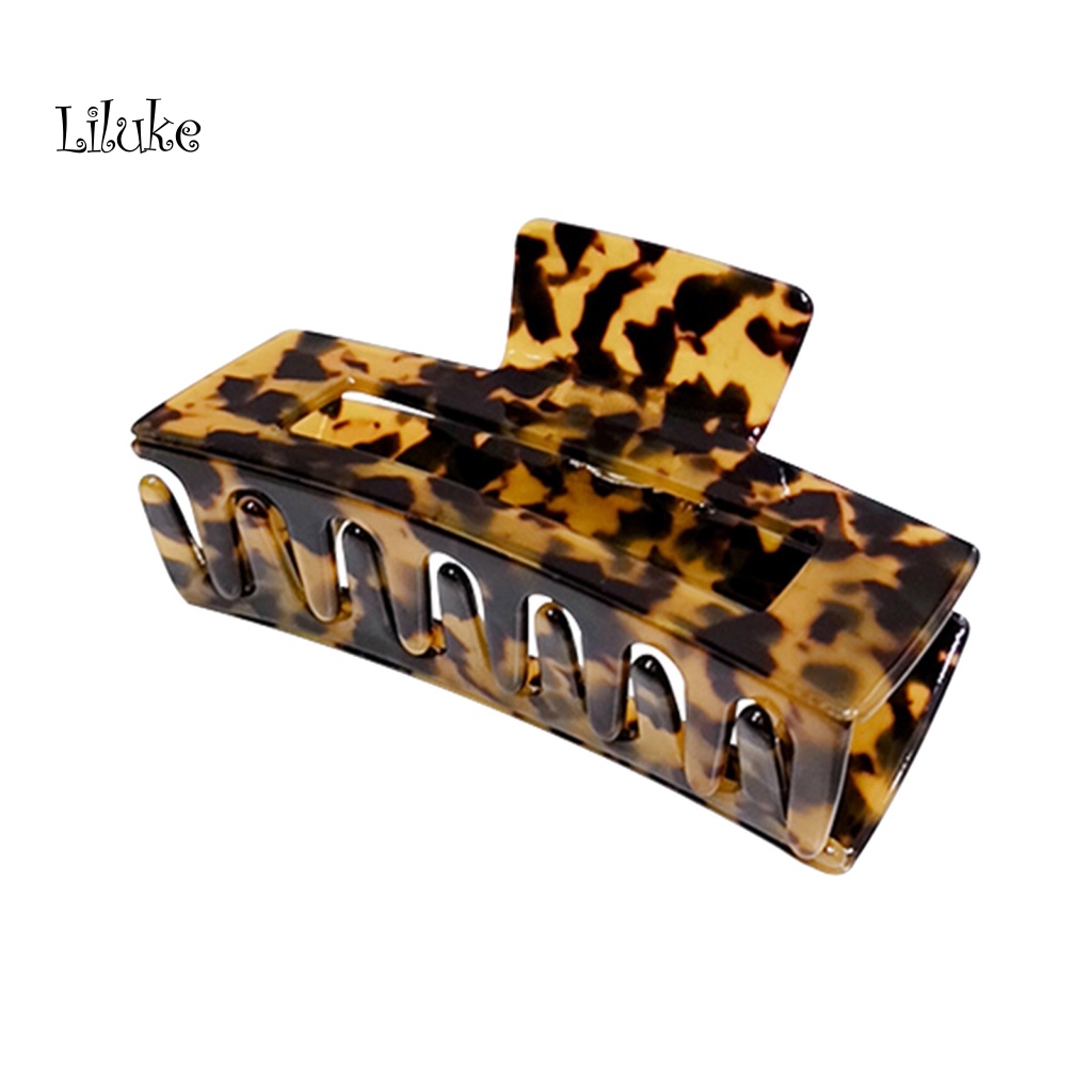 Kẹp Tóc Hợp Kim Màu Trơn Kiểu Dáng Retro Thời Trang Cho Nữ