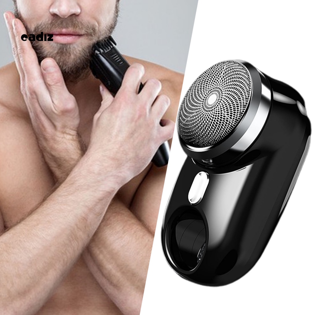 1 Bộ Máy Cạo Râu Điện Tử Mini Tiếng Ồn Thấp Có Thể Sạc Lại Tiện Dụng Cho Nam