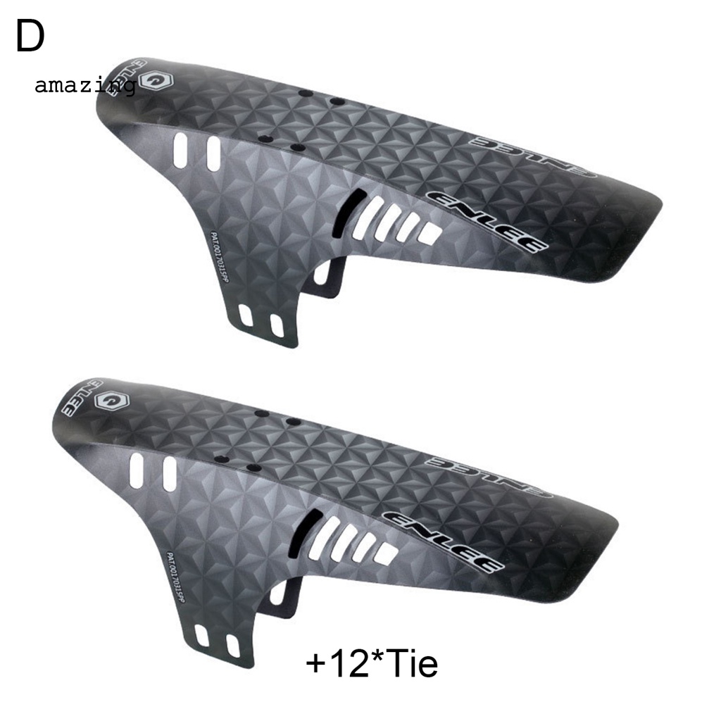 FENDER Bộ 2 Tấm Chắn Bùn Bằng Nhựa Chống Bụi Thông Dụng Cho Xe Đạp MTB