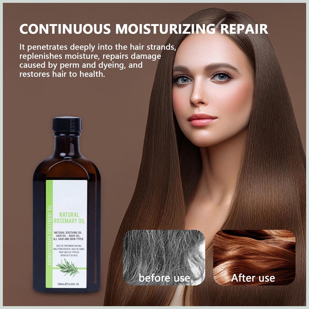 Tinh Dầu Kích Thích Mọc Tóc Thành Phần Hương Thảo Tự Nhiên 100ml