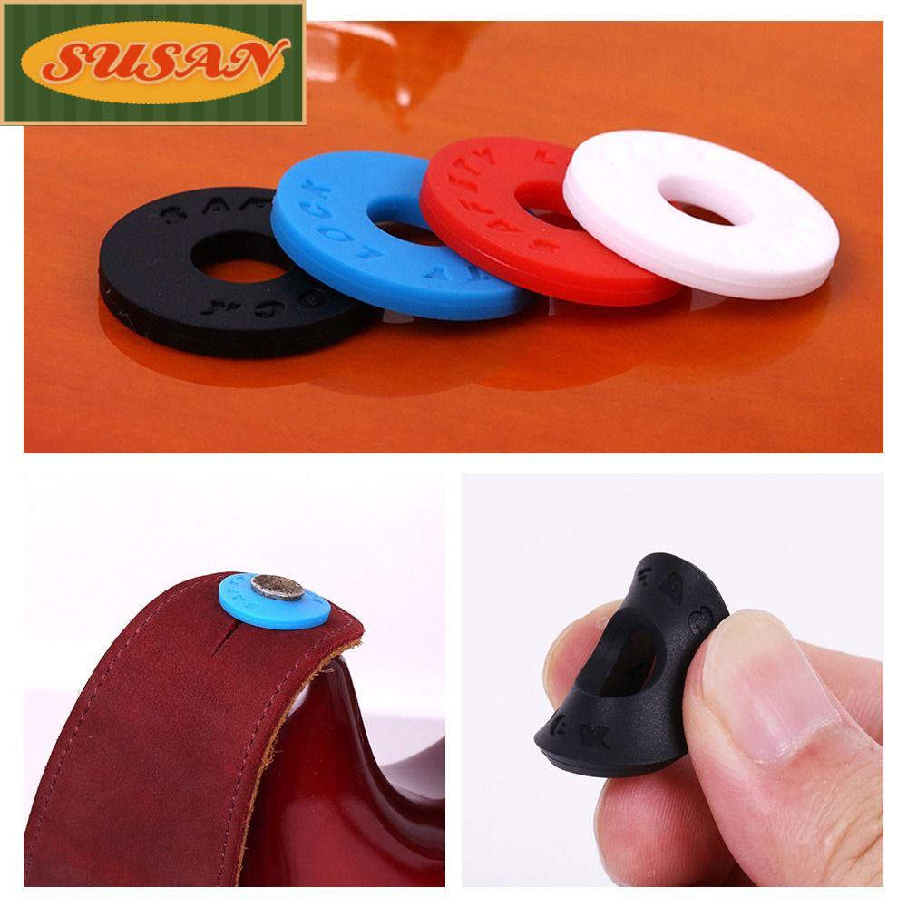 Bộ 10 Khóa Dây Đeo Đàn Guitar Điện Bằng Cao Su 25mm