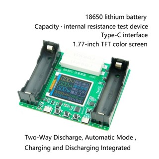 Yao 18650 LCD Display Battery Capacity Tester Module-Digital Checkered Load-Analyzer
