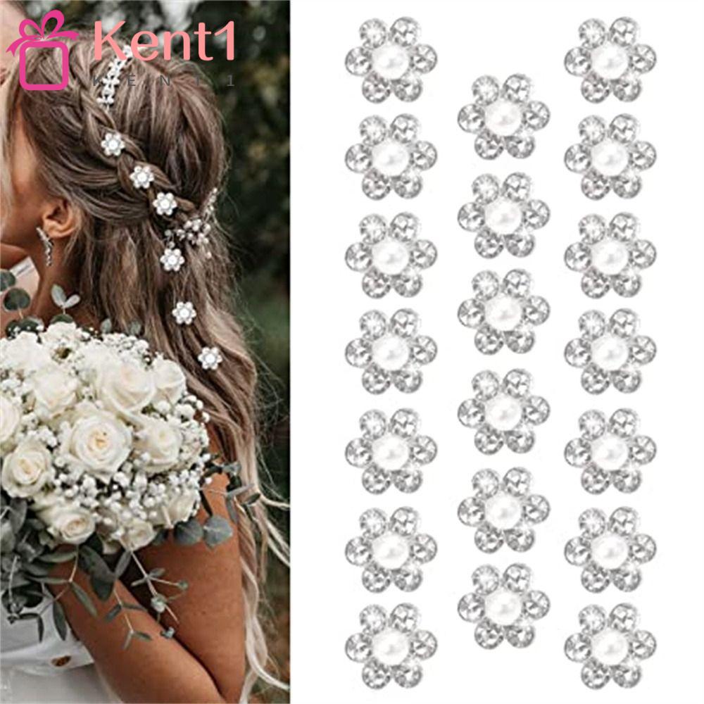 Kẹp Tóc Hoa Mini Xinh Xắn Kat1 Cho Cô Dâu Ngày Cưới