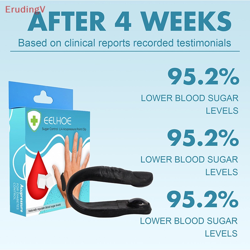 [ErudingV] Kẹp Bấm Huyệt Điều Khiển Đường Để Chữa Bệnh Mạch Máu [Mới]