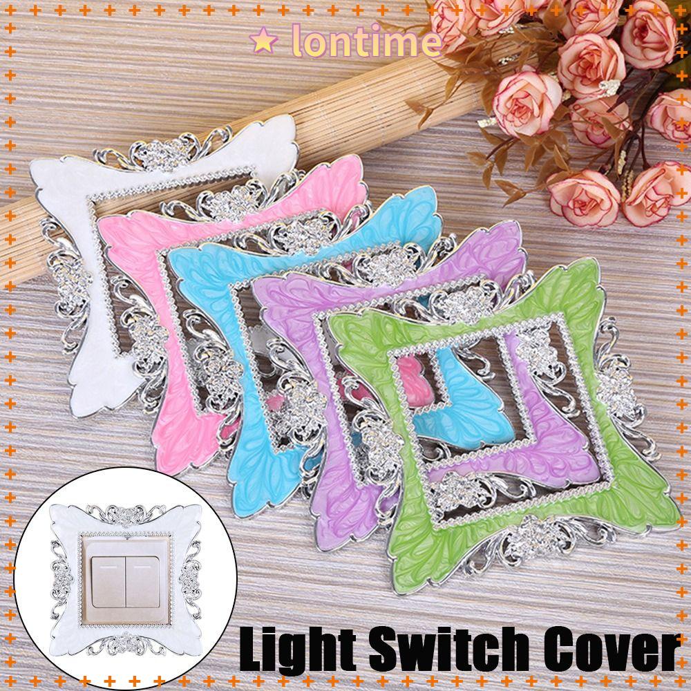 Vỏ Bọc Công Tắc Đèn Gắn Tường Bằng Nhựa Phong Cách Châu Âu