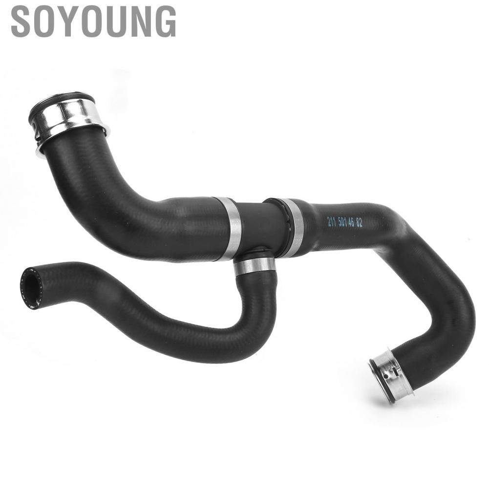Soyoung Coolant Tube  Ozone Resistant Rubber Lower Radiator Hose 2115014682  for Car Replacement for MERCEDES-BENZ E350 ELEGANCE SEDAN 4-DOOR 2006-2009