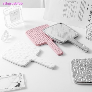  1 Gương Trang Điểm Cầm Tay Hình Vuông Lớn Dành Cho Nữ 