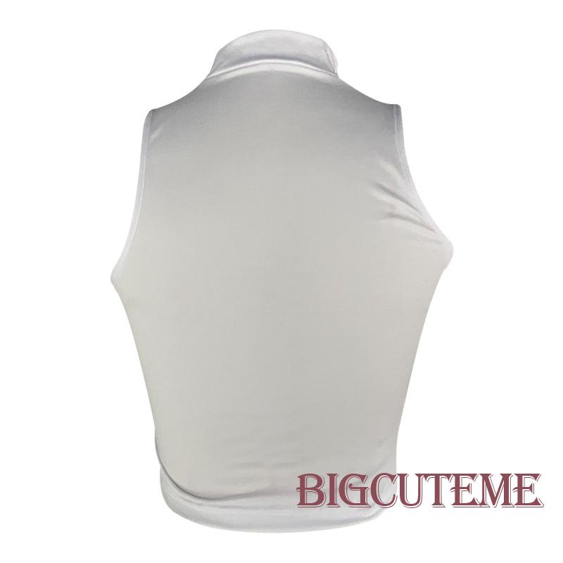 Áo Tank Top Sát Nách Cổ Cao In Họa Tiết Thời Trang Mùa Hè Cho Nữ
