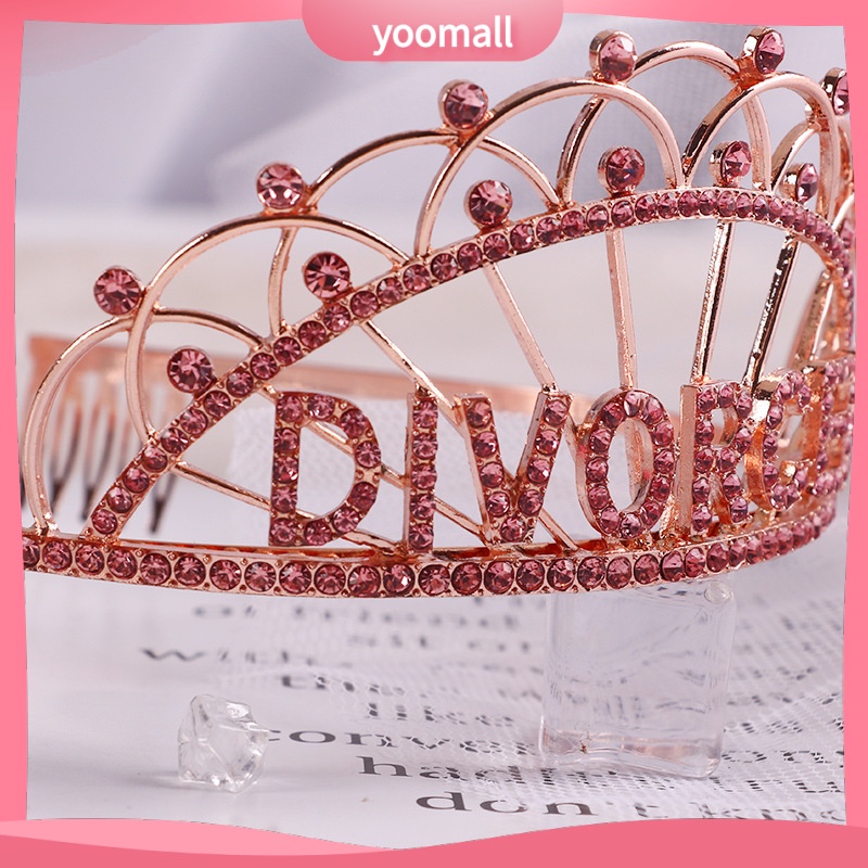 Cài Tóc Hình Vương Miện Đính Đá Sang Trọng Cho Nữ