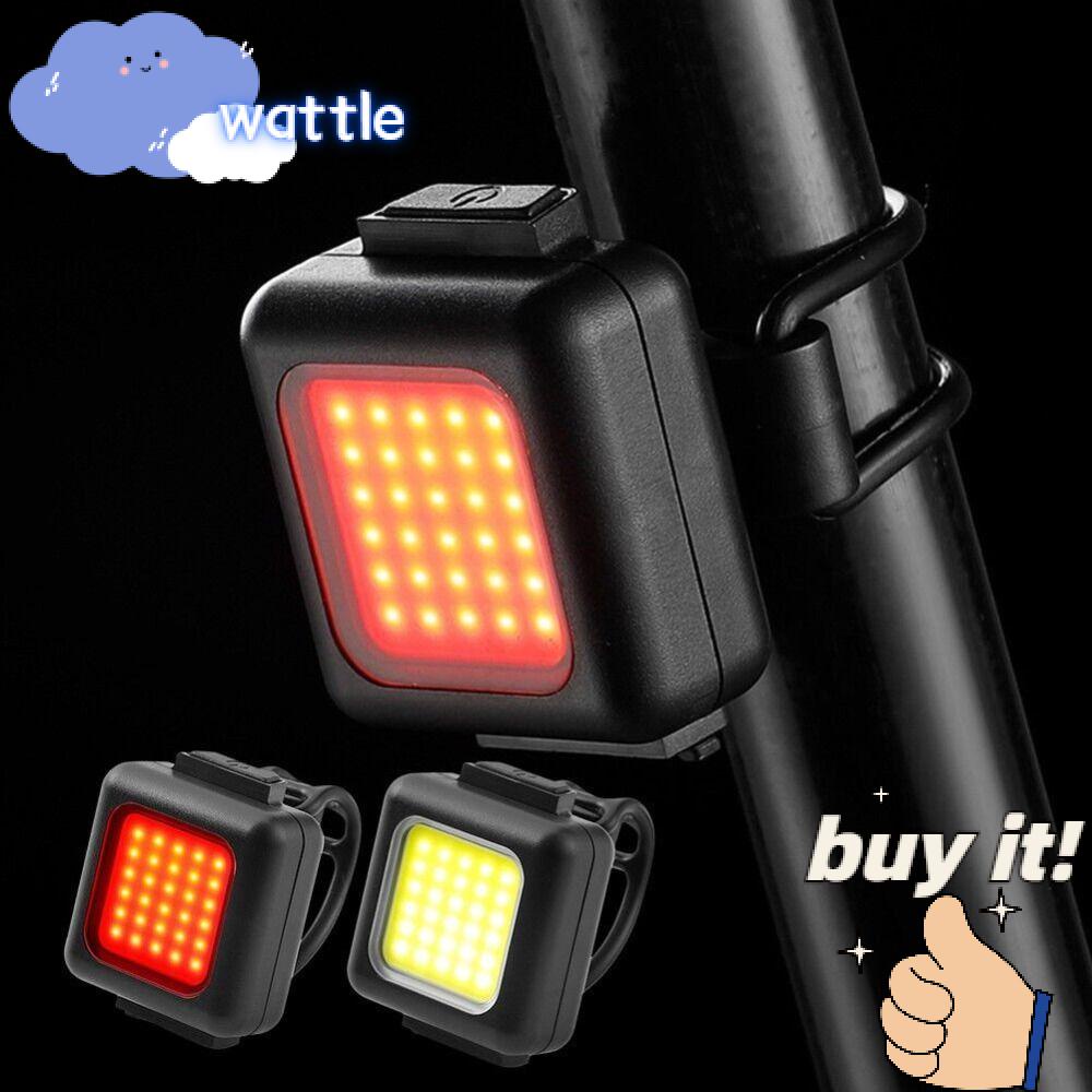 WATTLE Đèn LED Gắn Đuôi Xe Đạp Chống Nước Có Thể Sạc Lại Bằng Cổng USB