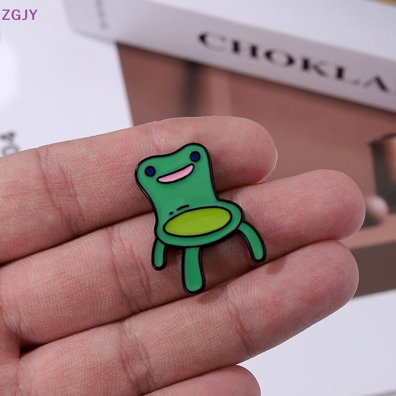 Ghim Cài Áo Hình Chú Ếch Hoạt Hình Dễ Thương Mới