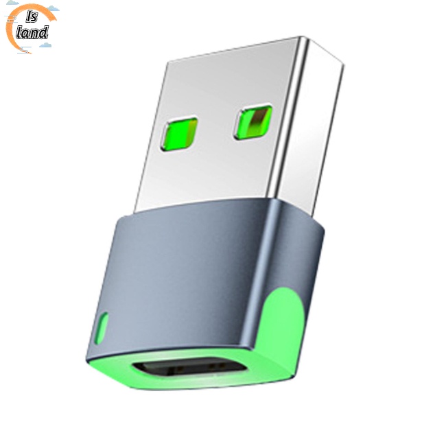Đầu Chuyển Đổi Usb 2.0 Sang Type-C Có Đèn Led 480mbps Chất Lượng Cao