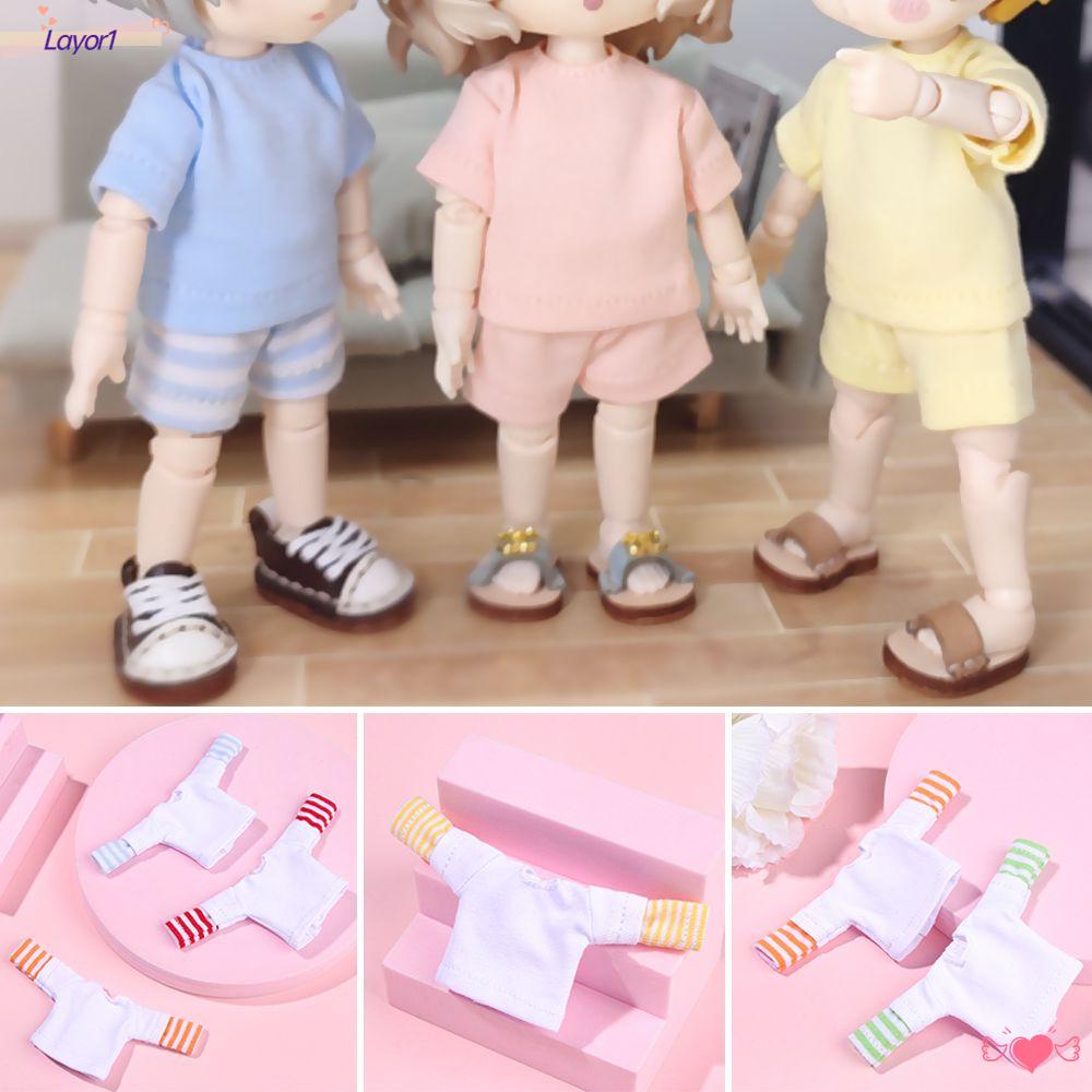 LAYOR1 Layor1 Áo Thun Cho Búp Bê Tỉ Lệ 1 / 12