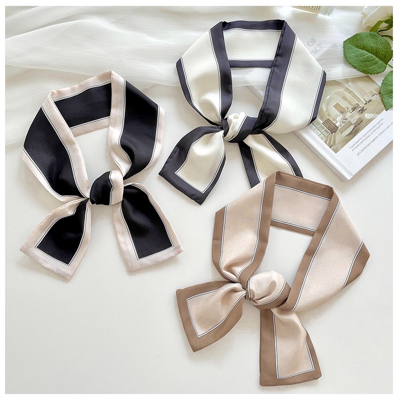 Khăn Quàng Cổ Thắt Nơ Trang Trí Túi Xách / Dây Ruy Băng Dài Nhiều Màu Sắc