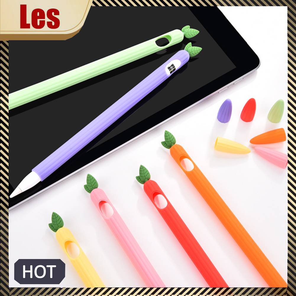 Vỏ Bảo Vệ Bút Cảm Ứng Bằng Silicon Họa Tiết Trái Cây Dễ Thương Cho Appie Pencil