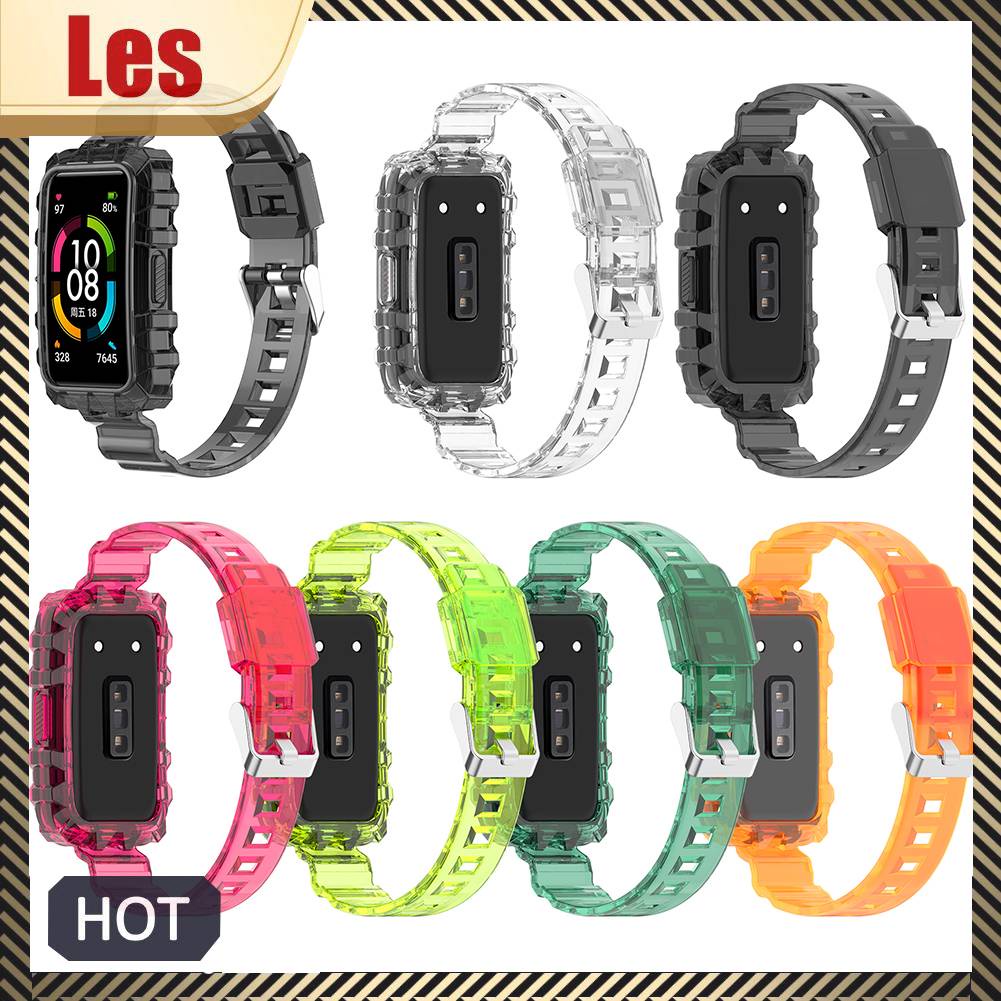 Dây Đeo Thay Thế Chất Liệu TPU Trong Suốt Cho HUAWEI HONOR Band 6