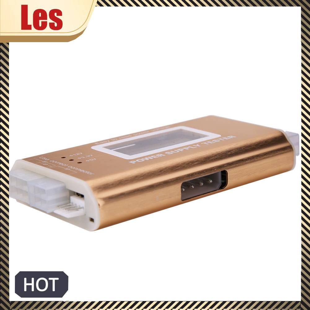 Thiết Bị Kiểm Tra Nguồn Cung Cấp Điện ATX BTX ITX SATA HDD Màn Hình LCD 20 / 24 Pin 4 PSU