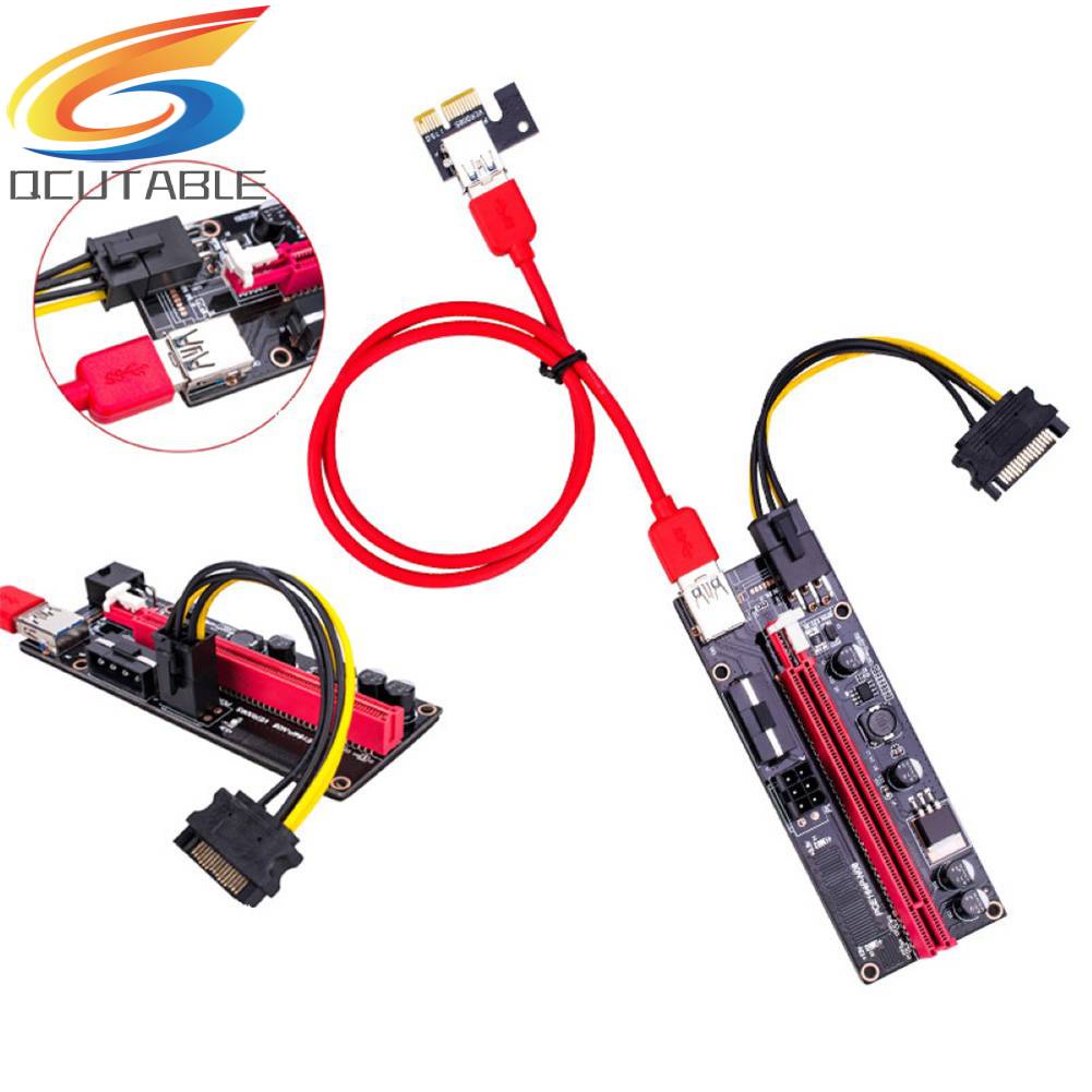 Thẻ Mở Rộng Pcie Ver009S Pcie 1X Sang 16X Cổng USB 3.0