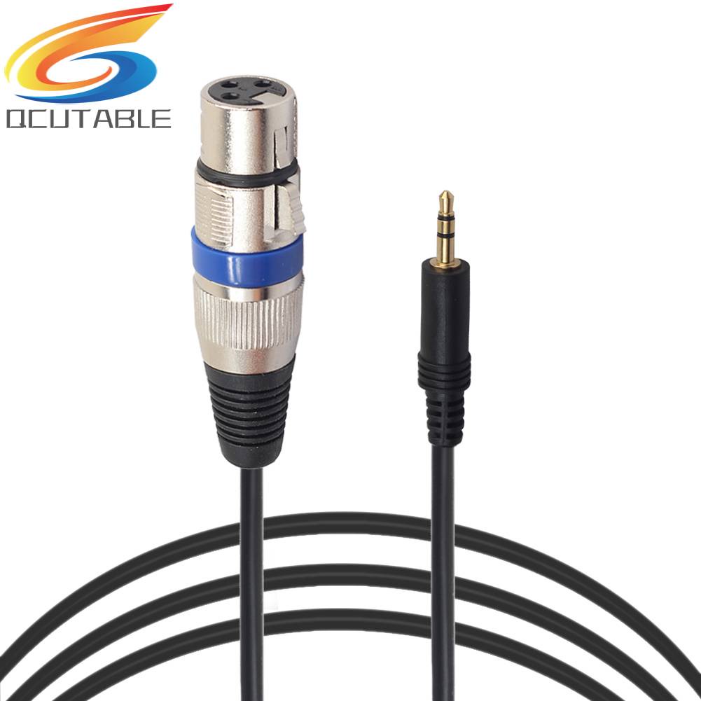 Dây Cáp Chuyển Đổi Âm Thanh XLR 3pin Female Sang 3.5mm TRS Male